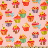 54'' Wide Poly/Cotton Scrub Cupcake Pink Fabric By The Yard
