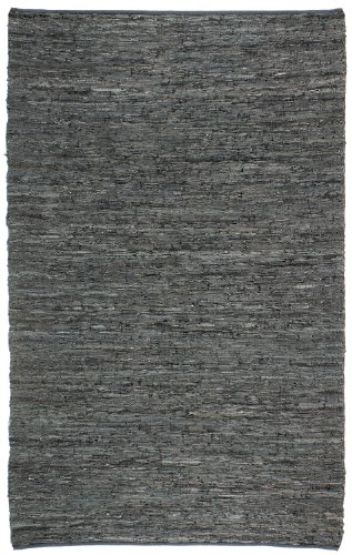 Black Leather Matador 8'x10' Rug
