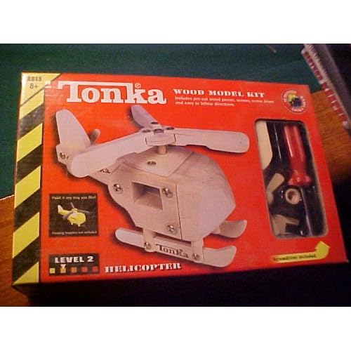 Tonka Helicopter Wood Model Kit