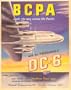 "BCPA(British Commonwealth Pacific Airlines) DC-6 Plane" Vintage Travel Poster