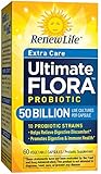 Renew Life Ultimate Flora Extra Care Probiotic 50 Billion (Formerly Critical Care), 60 Count