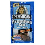 Pemmican Premium Cut Beef Jerky, Hot & Spicy, 3.65-Ounce Bags (Pack of 6)