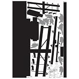 Easy Instant Home Decor Wall Sticker Decal - Electric Poles and Birds