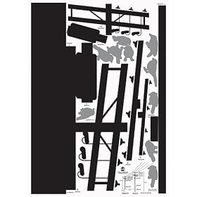 Nursery Easy Apply Wall Sticker Decorations - Electric Poles and Birds