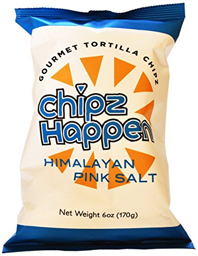 chips Happen Himalayan Pink Salt Gourmet Tortilla Chips, 6 Ounce