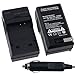 Kastar Battery Charger Replacement for Sony Cybershot NP-BK1 DSC-S780 DSC-S750 DSC-S950 DSC-S980 DSC-W180 DSC-W190 DSC-W370 MHS-CM5 MHS-PM5, Olympus Li-50B Li-90B VW-VBX090 D-Li92 LB-050 LB-052