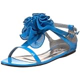 Sandals:Wild Rose Women's Egan 97Y T-Strap Sandal,Turquoise,7.5 M US