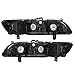 Driver and Passenger Headlights Headlamps Replacement for Honda 33151-S84-A01 33101-S84-A01