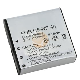 NP-40 LI-ION BATTERY FOR CASIO EX-Z50 EX-Z850 EX-Z1050