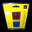 PS2 Memory Card 8MB 2PK Red/Blue Sony