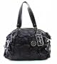 Jessica Simpson Metropolitan Large Satchel Novelty Croco Brown Handbag