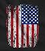 4th of July Vintage Distressed USA Flag Racerback Women's Tank Top