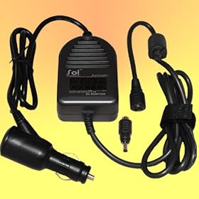 SOL COMPUTER Heavy-Duty Notebook Laptop Auto / Car Adapter for TOSHIBA Satellite 1700, 3000, 3005, A100 and A105