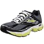 Brooks Men's Glycerin 8 Running Shoe, Black/Limeade/Silver, 10.5 D US