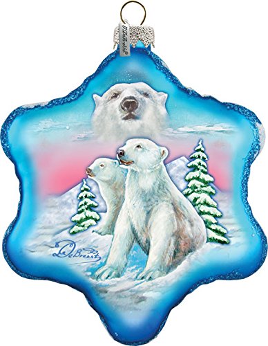 G. Debrekht Nativity Glass HeartHand Painted Glass Christmas Ornament – Gift G. Debrekht Nativity Glass HeartHand Painted Glass Christmas Ornament – Gift