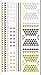 Metallic Gold Silver Black Jewelry Inspired Temporary Bling Tattoo by Eufouria Inc. YW-036 RS.99.00