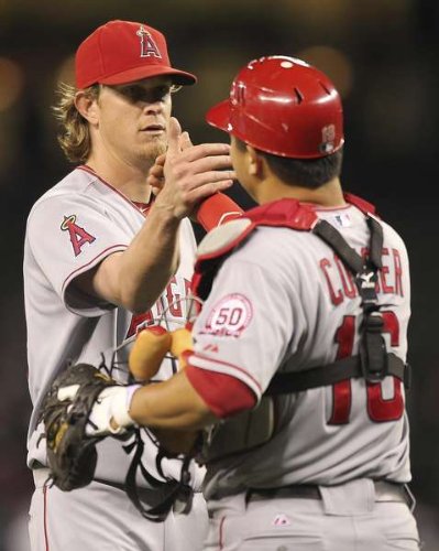 Jered Weaver, Hank Conger, Los Angeles Angels of Anaheim, 6/14/2011