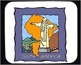 Mouse Pad with Rio de Janiero, South America, statue, Brazil, travel, Jesus