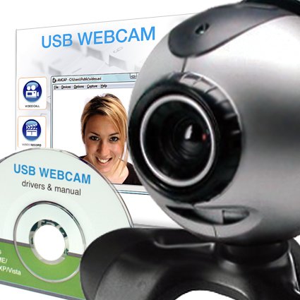Sogatel - Skype compatible 1.3 megapixel sphere - Webcam with Mic - XP Vista and MAC
