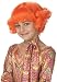 Child's Orange Candy Curls Costume Wig