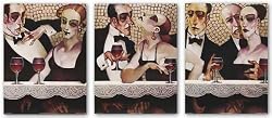 Ladies and Gentlemen Set by Juarez Machado 24"x32" Art Print Poster