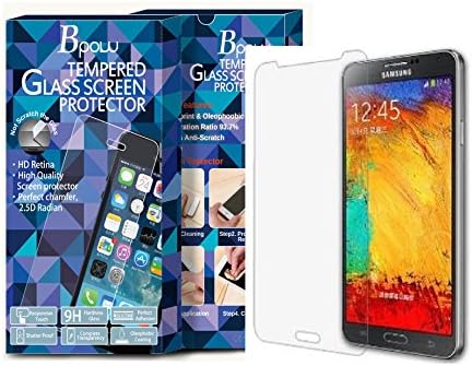 3 X Bpow Tempered Glass Screen Protector for Samsung Galaxy Note3
