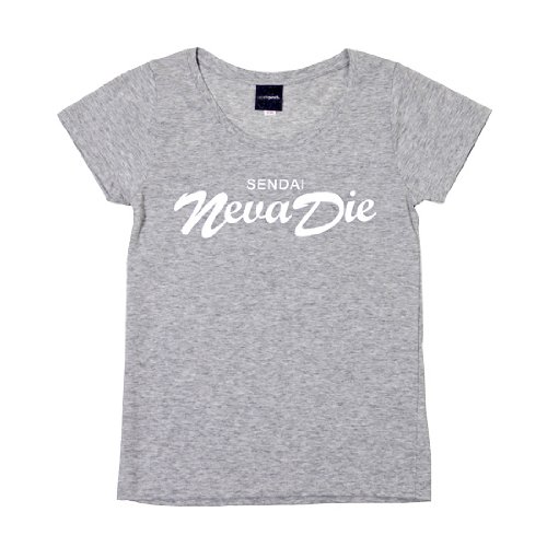【 CASSETTE PUNCH / カセットパンチ 】 Sendai Neva Die Lady's Tee ( 仙台 ネバダイ レディース Tシャツ ) / ヘザーグレー ( SENDAI NEVA DIE ) ( レディース 女性用 Tシャツ )