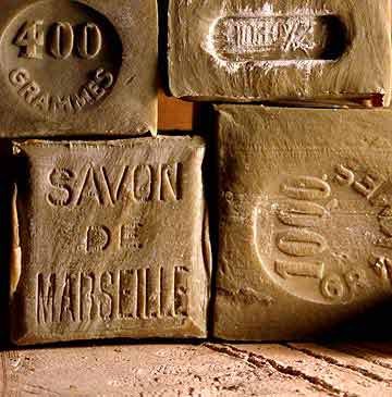 Savon de Marseille (Marseille Soap) pure olive oil soap from the South of France (Original Method, All Hand-Made)