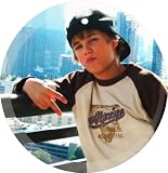 Justin Bieber ROUND GLASS Ornament Suncatcher COASTER