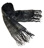 51kugZbwOHL. SL160  4 Ply Floral Pashmina Silk Cashmere Wedding Dress Long Heavy Shawl Wrap Scarf Black Grey Silver Gray