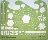 Produkt-Bild: 1:50 Schablone Zeichenschablone Gartenplanung Gartengestaltung Gartendesigns Architekt Garten Gartenpl&auml;ne Gestalten Planen - Technisches Zeichnen