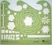 Metric Architect Garden Design Plants Architectural Landscape Symbols Drawing Template Stencil 1:50 Scale