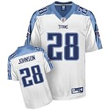 Reebok Tennessee Titans Chris Johnson Premier White Jersey XX Large