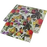 Fruit Design Tempered Glass Cutting Board ~ 2 Sizes