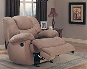 Amazon.com: Mocha Rocker Recliner by Coaster Furniture: Furniture & Decor