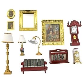 Melissa and Doug Deluxe Doll-House Living Room Accessories by Melissa & Doug