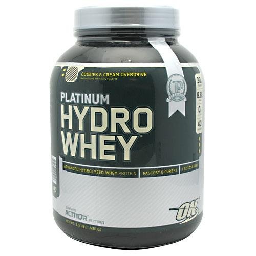 Optimum Nutrition Platinum Hydrowhey Cookies and C