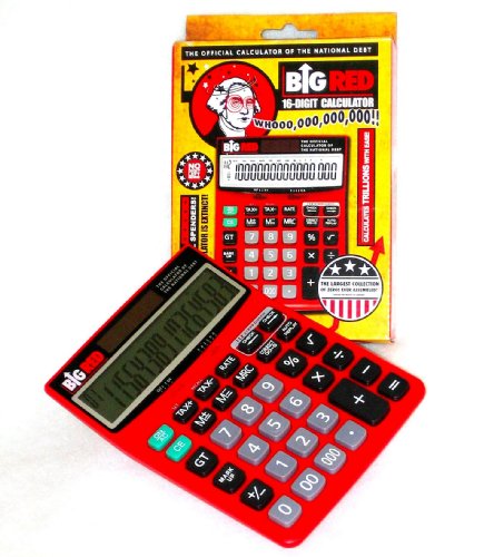 Big Red Calculator, Case of 60 ($7.00 Per Calculator & FREE SHIPPING)