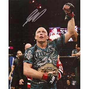 Georges St-Pierre Autographed 8X10 Photo