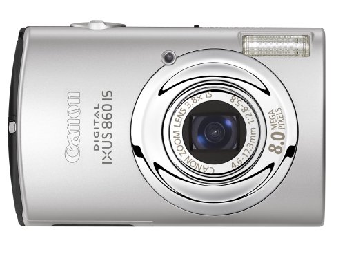 : Canon IXUS 860 IS Digital Camera - Silver (8.0MP, 3.8x Optical Zoom) 3.0