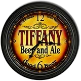 Tiffany , CO Beer and Ale Pub Style Wall Clock