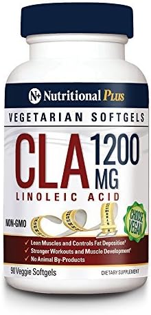 Nutritional Plus Cla 1200 Mg Linoleic Acid Dietary Supplement, 90 Count Vegetarian Softgel by Nutritional Plus