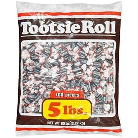 Tootsie Roll Midgees Halloween Candy 5 Pound Value Bag 760 Pieces