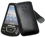 Suncase Custodia in pelle per Samsung i7500 Galaxy, colore: Nero