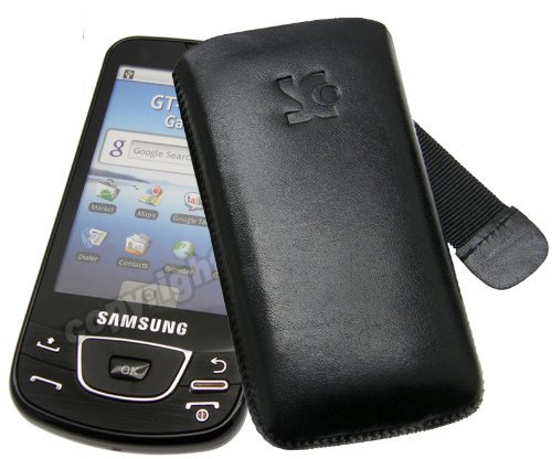 Suncase Ledertasche f&uuml;r Samsung i7500 Galaxy schwarz Preisvergleich