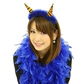 ふわふわ青鬼カチューシャ