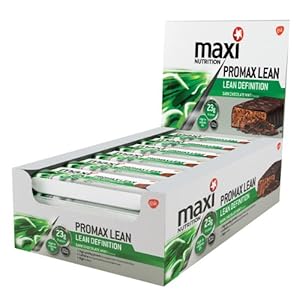 Maximuscle Promax Lean 60 g Choc Mint Weight Loss and Definition Bars - Box of 12