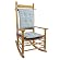 Blue Gingham Rocker Cushion Set