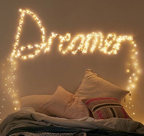 Image result for copper wire led fairy lights warm white christmas tree