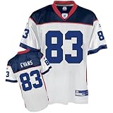 Reebok Buffalo Bills Lee Evans Replica White Jersey Large